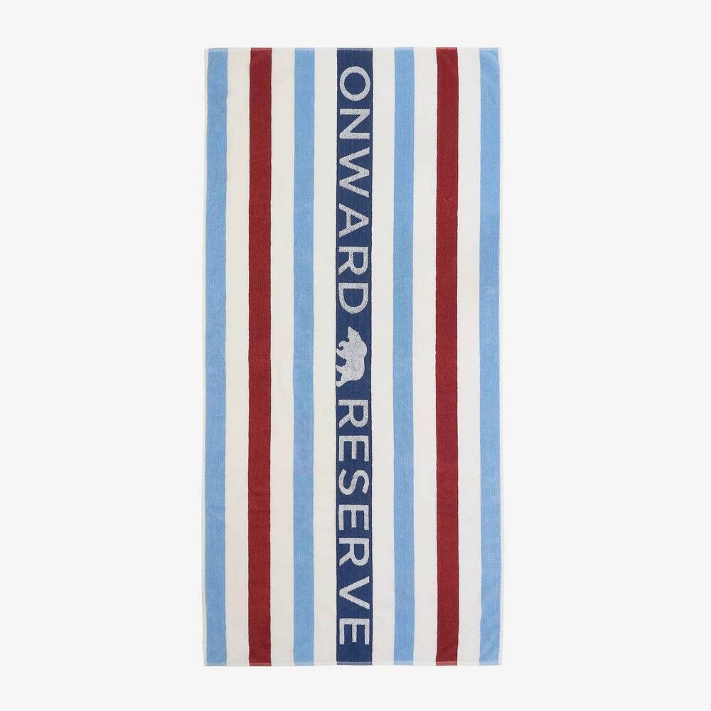 NEW ONWARD RESERVE beach towel in marina red white blue